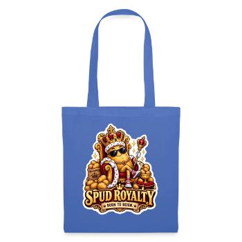 Spud Royalty Königliche Knolle - Stoffbeutel - Hellblau - Vorne