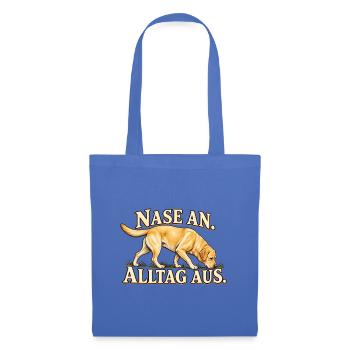 Labrador-Nasenarbeit - Stoffbeutel - Hellblau - Vorne