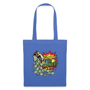 Show_me_the_money - Stoffbeutel - Hellblau - Vorne