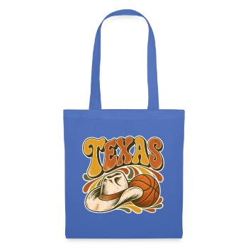 Texas Retro Hoop Cowboy - Stoffbeutel - Hellblau - Vorne