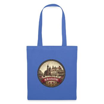Krakauer Polen Reiseabzeichen St. Marien-Souvenir - Stoffbeutel - Hellblau - Vorne