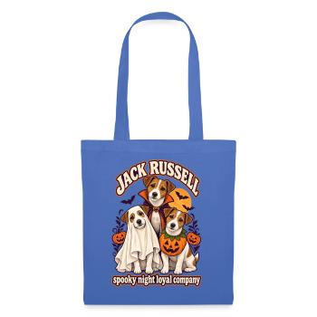 Spooky Night Loyal Company – Jack Russell Hundemama - Stoffbeutel - Hellblau - Vorne