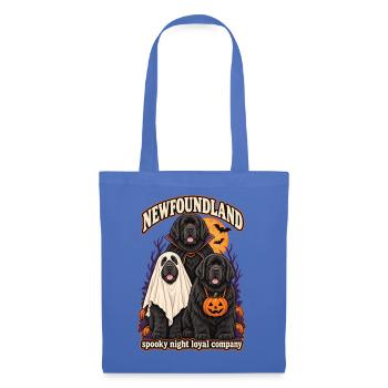 Spooky Night Loyal Company – Neufundländer Hundemama - Stoffbeutel - Hellblau - Vorne