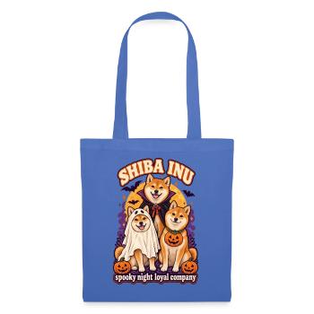 Spooky Night Loyal Company – Shiba Inu Halloween - Stoffbeutel - Hellblau - Vorne