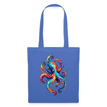 Prismatischer Oktopus - Stoffbeutel - Hellblau - Vorne
