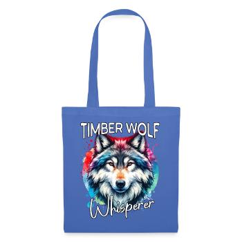 Grauwolf Flüsterer - Stoffbeutel - Hellblau - Vorne