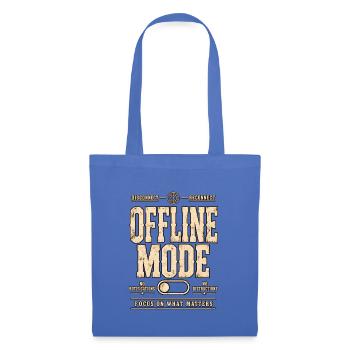 Offline Mode – Digital Detox Vintage Western - Stoffbeutel - Hellblau - Vorne