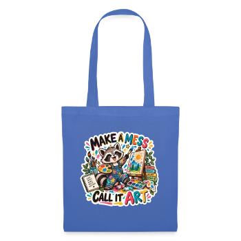 Messy Art Raccoon Studio - Stoffbeutel - Hellblau - Vorne