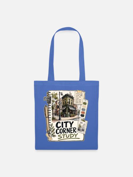 CITY CORNER STUDY - Stoffbeutel - Hellblau