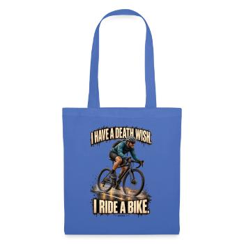 ODDROO – I Ride a Bike - Stoffbeutel - Hellblau - Vorne
