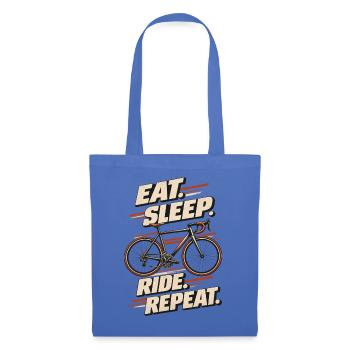Eat Sleep Ride Repeat - Stoffbeutel - Hellblau - Vorne
