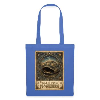 I'm Allergic To Mornings Turtle - Stoffbeutel - Hellblau - Vorne