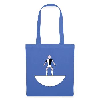 Miniaturgeometrische Figur - Stoffbeutel - Hellblau - Vorne