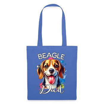 Beagle Papa - Stoffbeutel - Hellblau - Vorne
