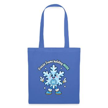 Freeze Frame Holiday Mode Weihnachten Winter - Stoffbeutel - Hellblau - Vorne