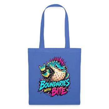 Boundaries with Bite Pufferfish - Stoffbeutel - Hellblau - Vorne