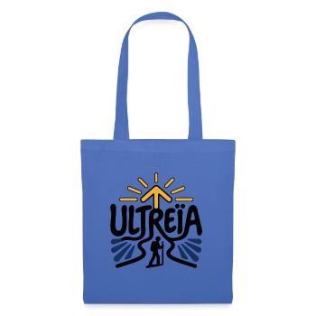 Pilger Ultreïa – Santiago Compostela - Stoffbeutel - Hellblau - Vorne