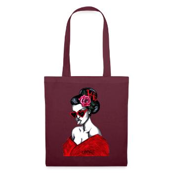 GEISHA - Stoffbeutel - Burgunderrot - Vorne