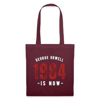 GEORGE ORWELL 1984 - Tote Bag - burgundy - Front