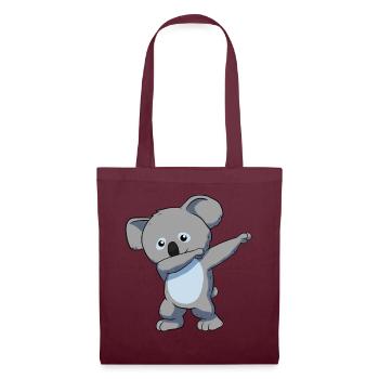 Koala Koalabär - Stoffbeutel - Burgunderrot - Vorne