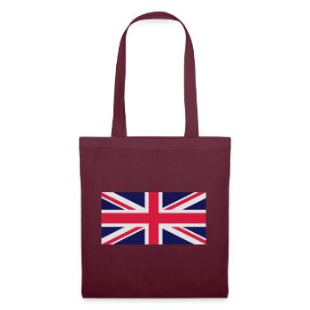 UNION JACK 2 - Stoffbeutel - Burgunderrot - Vorne