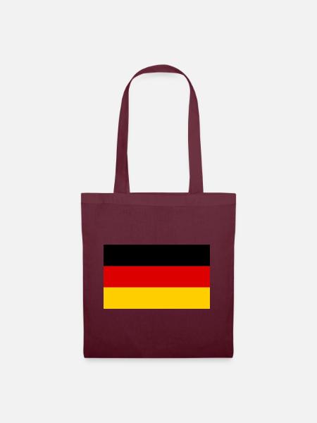 Deutschland - Stoffbeutel - Burgunderrot