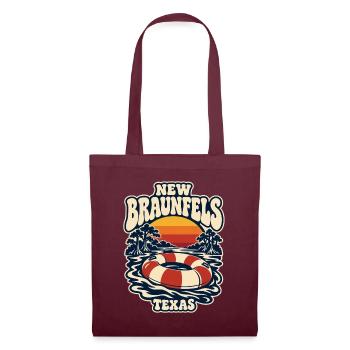 New Braunfels Fluss Sunset Lifebuoy - Stoffbeutel - Burgunderrot - Vorne