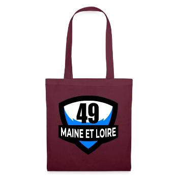 49 Maine et Loire - Stoffbeutel - Burgunderrot - Vorne