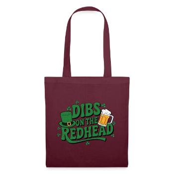 St. Patricks Irish - Stoffbeutel - Burgunderrot - Vorne