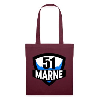 51 Marne - Stoffbeutel - Burgunderrot - Vorne