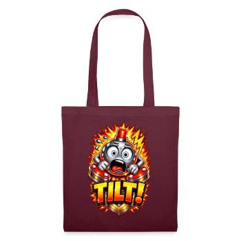Tilt! Pinball Multiball  - Stoffbeutel - Burgunderrot - Vorne