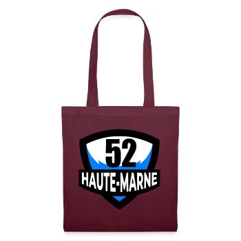 52 Haute-Marne - Stoffbeutel - Burgunderrot - Vorne