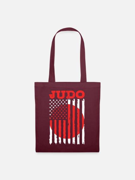 Judo - Stoffbeutel - Burgunderrot