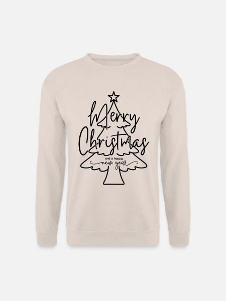 Merry Christmas and a Happy New Year - Unisex Pullover - Sand