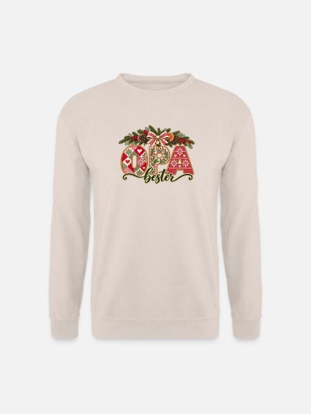 Bester Opa – Weihnachten - Unisex Pullover - Sand