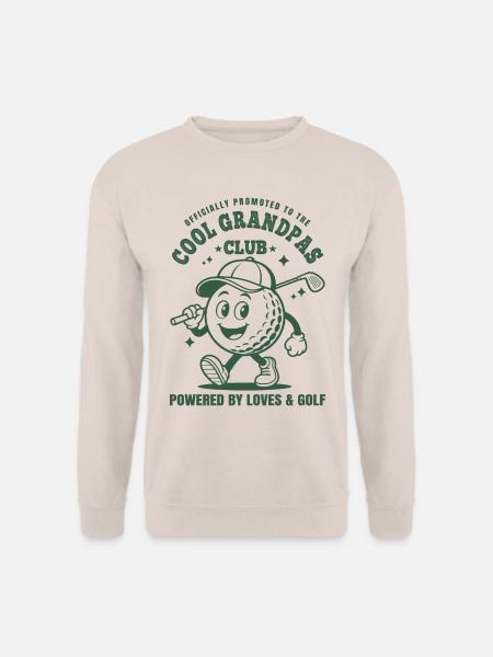 Cool Grandpas Club Golf - Unisex Pullover - Sand