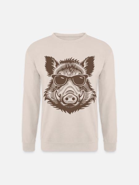 Wildschwein Jäger - Unisex Pullover - Sand