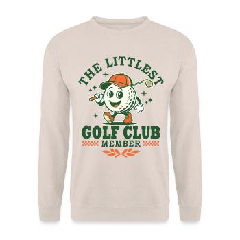 Kleines Golfmitglied - Unisex Pullover - Sand - Vorne - Alina (178cm) & Michal (187cm)