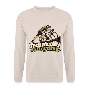 Technically Still Cycling - Unisex Pullover - Sand - Vorne - Alina (178cm) & Michal (187cm)