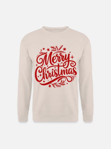 Frohe Weihnachten - Unisex Pullover - Sand