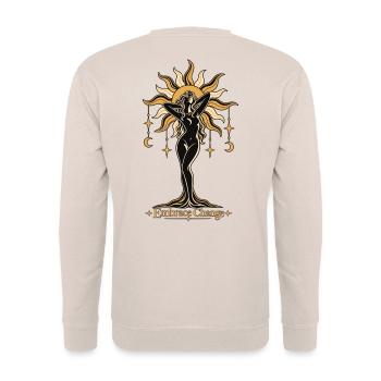 Embrace Change Celestial - Unisex Pullover - Sand - Hinten - Michal (187cm)
