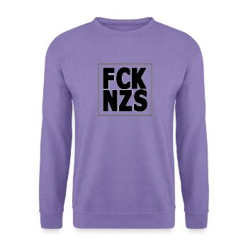 FCK NZS - Unisex Pullover - Lavendel - Vorne