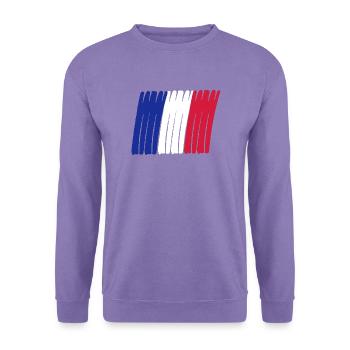 tricolore france - Unisex Pullover - Lavendel - Vorne