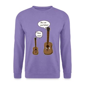 Guitar Father - Unisex Pullover - Lavendel - Vorne