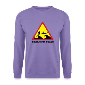 Beware Of Coach - Opti Edition - Unisex Pullover - Lavendel - Vorne