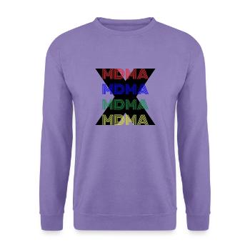 MDMA XTC Extasy - Unisex Pullover - Lavendel - Vorne