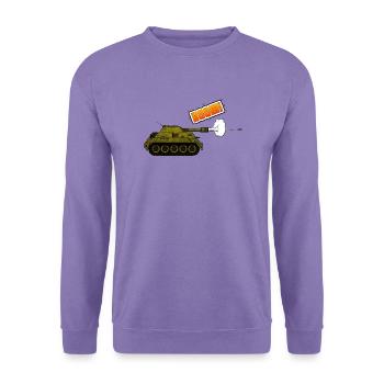Panzer - Boom - Unisex Pullover - Lavendel - Vorne