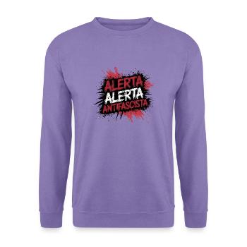 FCKNZS gegen rechts antifa - Unisex Pullover - Lavendel - Vorne