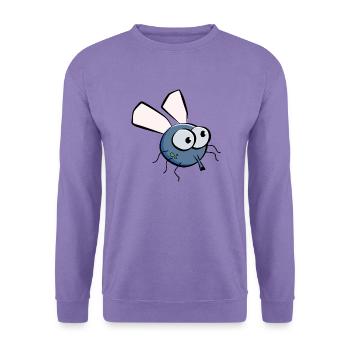 Fliege - Unisex Pullover - Lavendel - Vorne