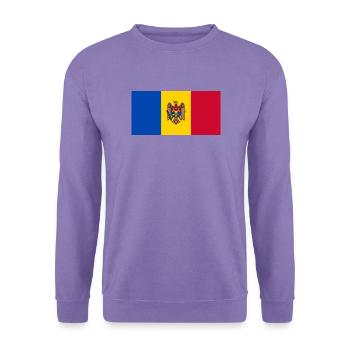 Republik Moldau - Unisex Pullover - Lavendel - Vorne